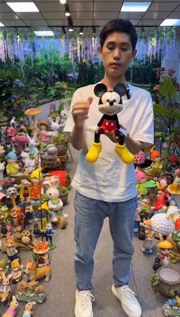 无花朵花园庭院摆件&00&