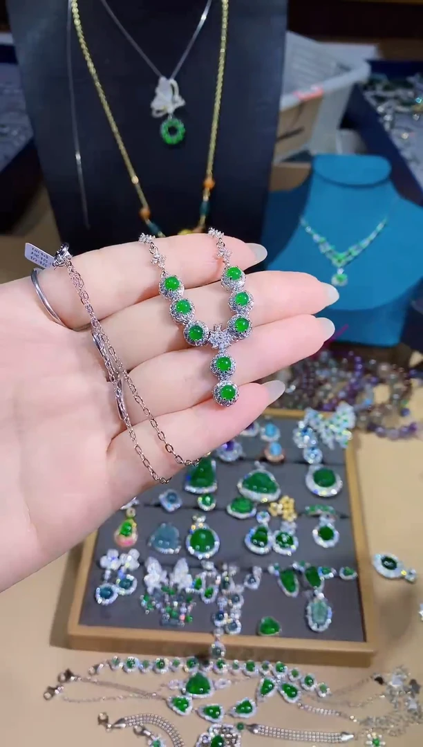 【闪购商品】翡翠项链未镶嵌多样性发其一【57】