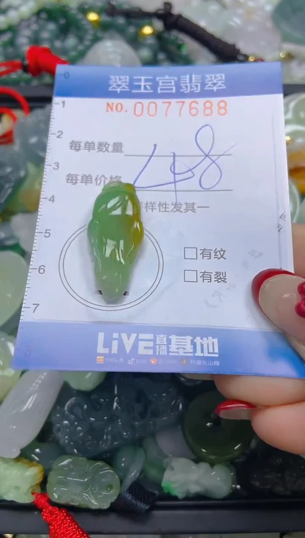 【闪购商品】翡翠颈饰未镶嵌闪购0077688