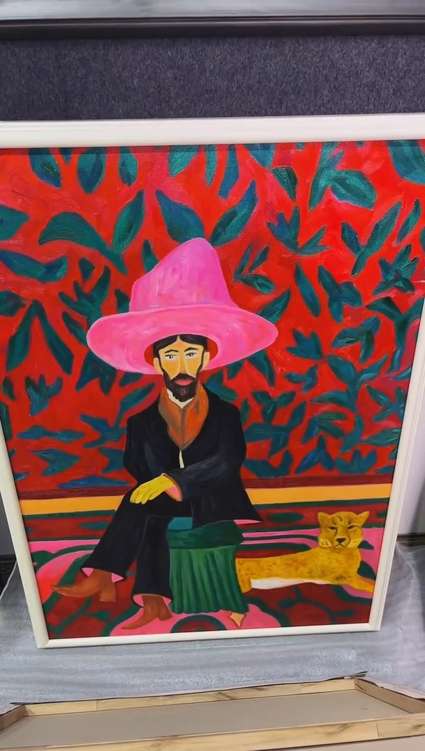 【闪购商品】油画23号 70*100 抽象-手绘油画