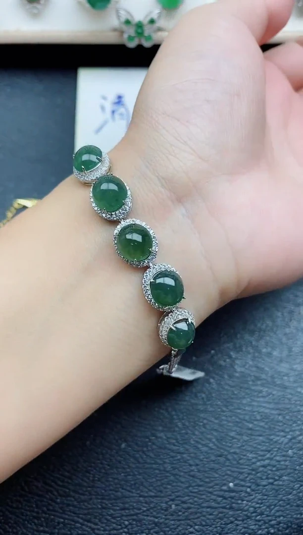 【闪购商品】翡翠戒指银S925镶嵌111111