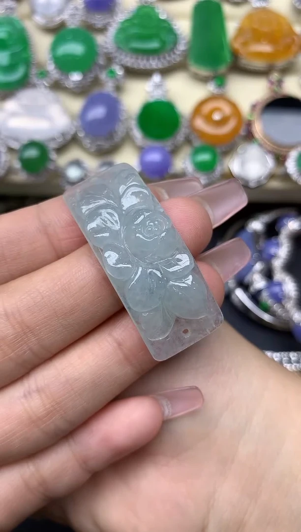 颈饰未镶嵌翡翠67-雪姐翡翠天天见