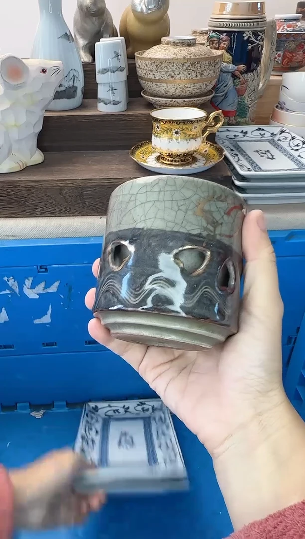 茶杯紫砂冬***?093陶艺中古瓷器全场满18米包邮