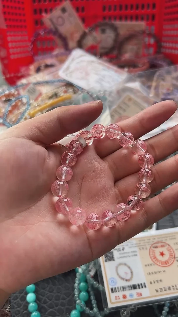 水晶手链未镶嵌12多样性发其一8+