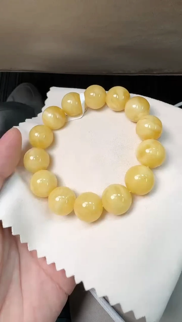 未镶嵌颈饰琥珀蜜蜡手串