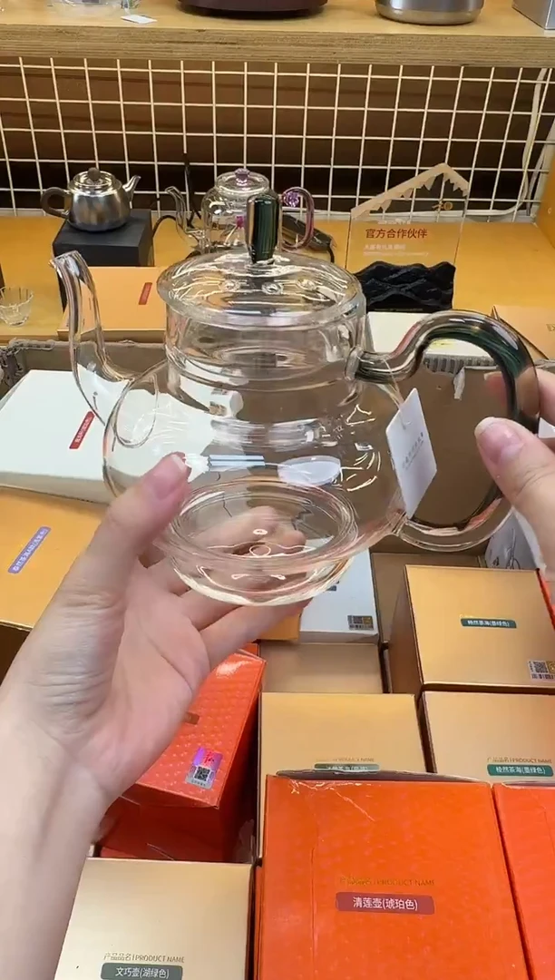 @@禾器晶彩宫灯壶无内胆