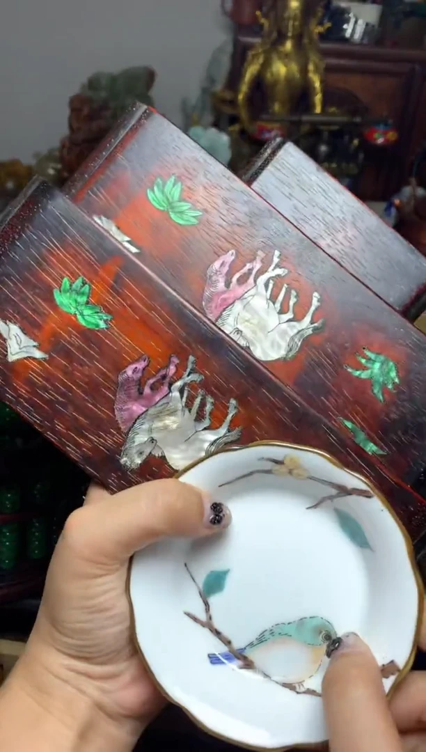 紫砂盖碗瓷器默认微瑕瓷器