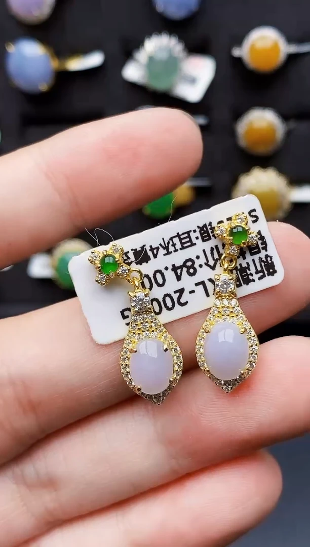 银S925镶嵌戒指翡翠5360