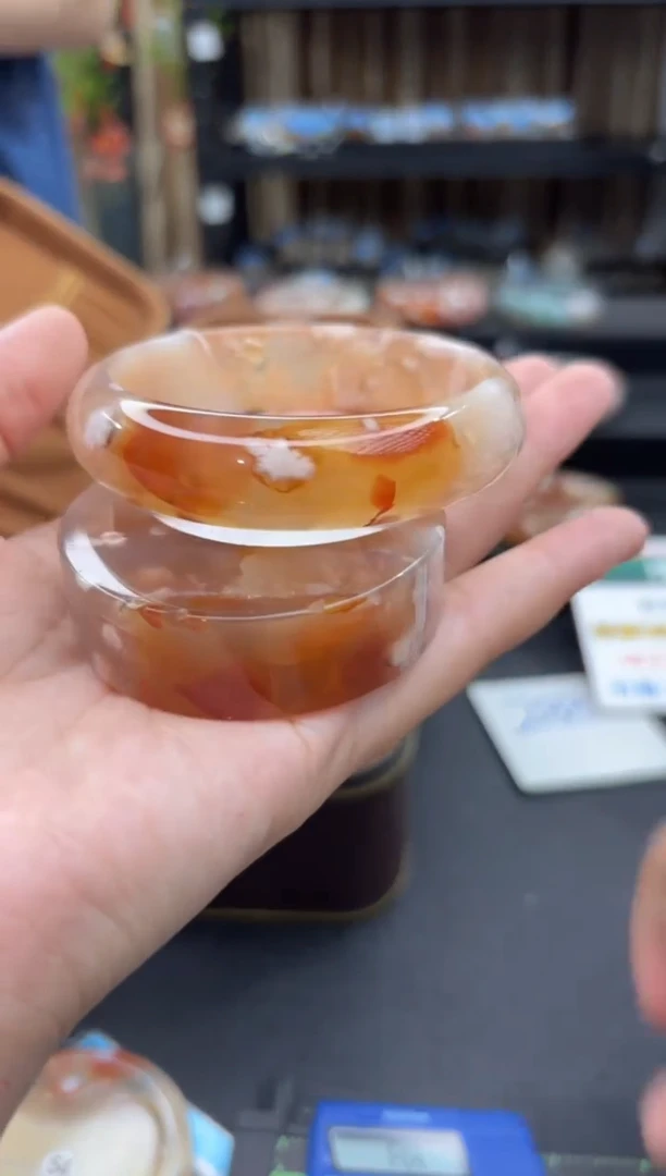 未镶嵌手镯石英质玉663(60圈赠送镯心)