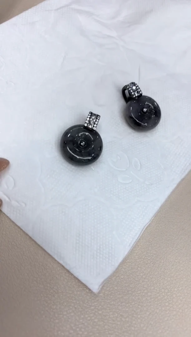 【闪购商品】翡翠吊坠(不含链)银S925镶嵌平安扣