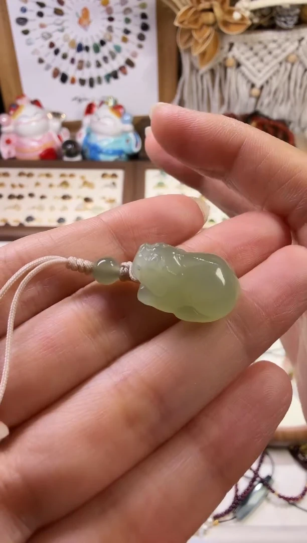 未镶嵌和田玉挂件手机挂