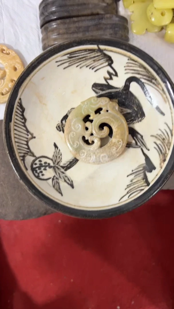 瓷片手工，手绘，陶瓷1