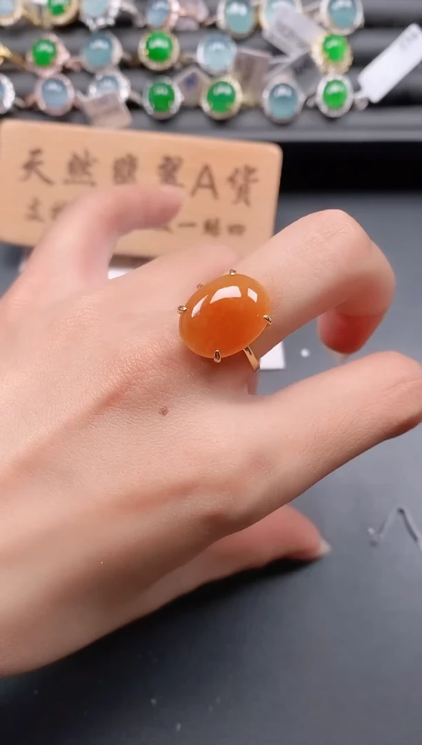 银S925镶嵌戒指翡翠111111