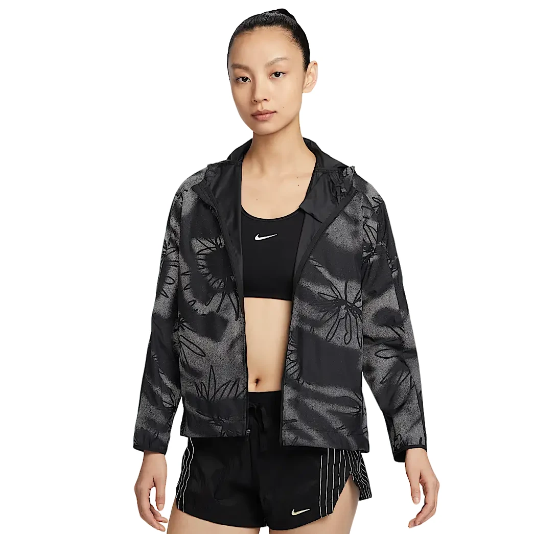 NIKE/耐克官方女士舒适百搭潮流休闲运动黑色跑步夹克-HJ2194-010