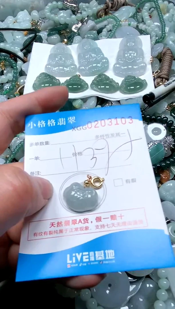 【闪购商品】翡翠颈饰未镶嵌闪购商品0203103