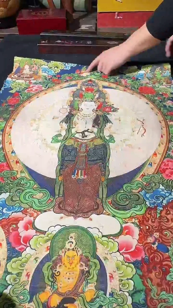 卷轴画藏式珍藏彩绘艺术馆84