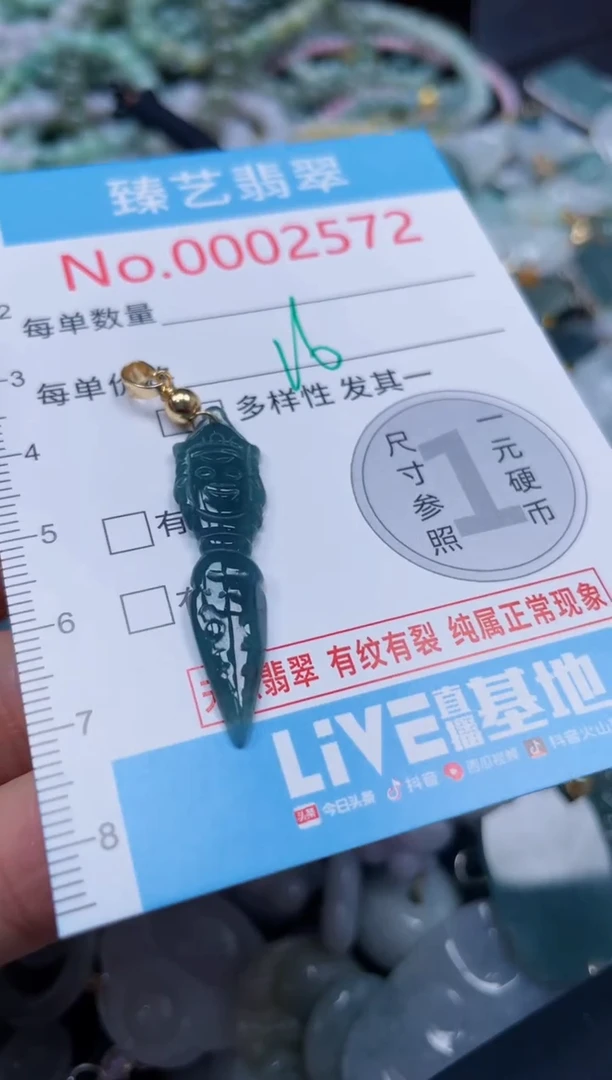 颈饰未镶嵌翡翠2572
