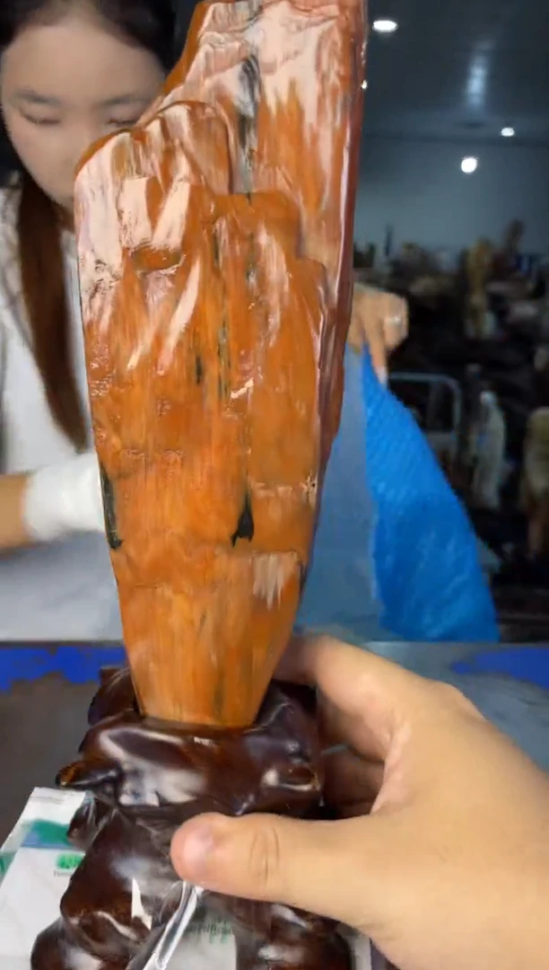 未镶嵌摆件硅化玉30