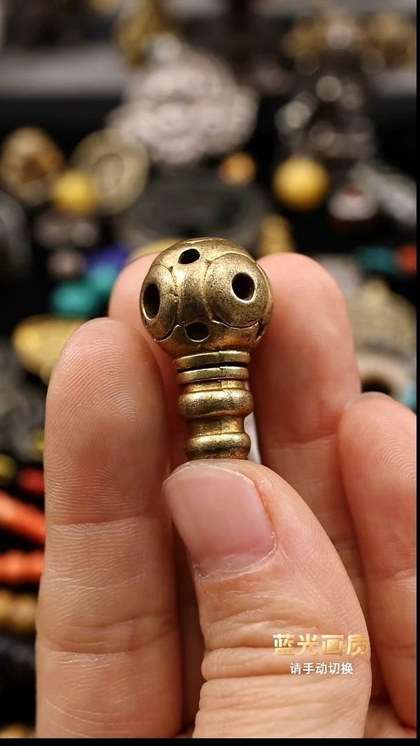 1.5紫铜鎏金老三通