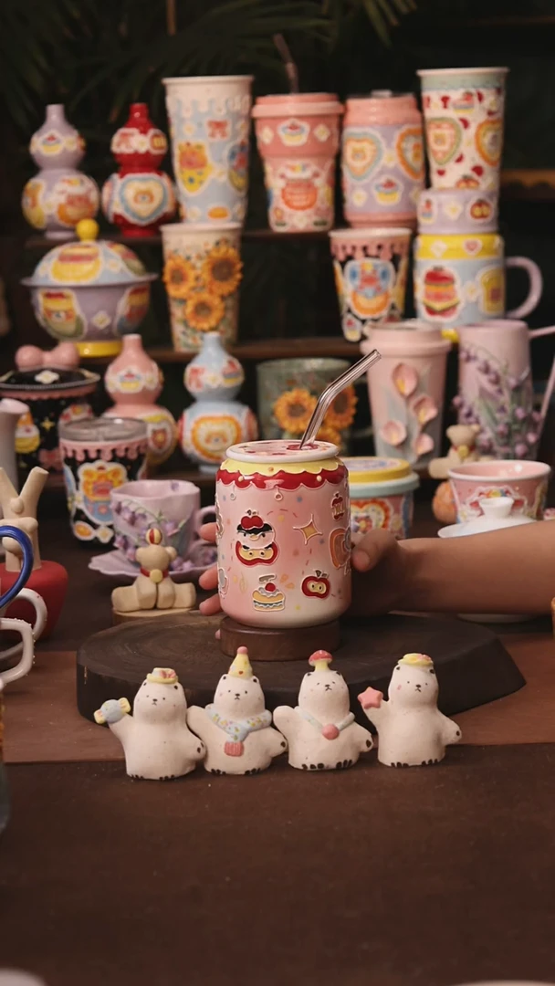 摆件景德镇原创手作陶瓷