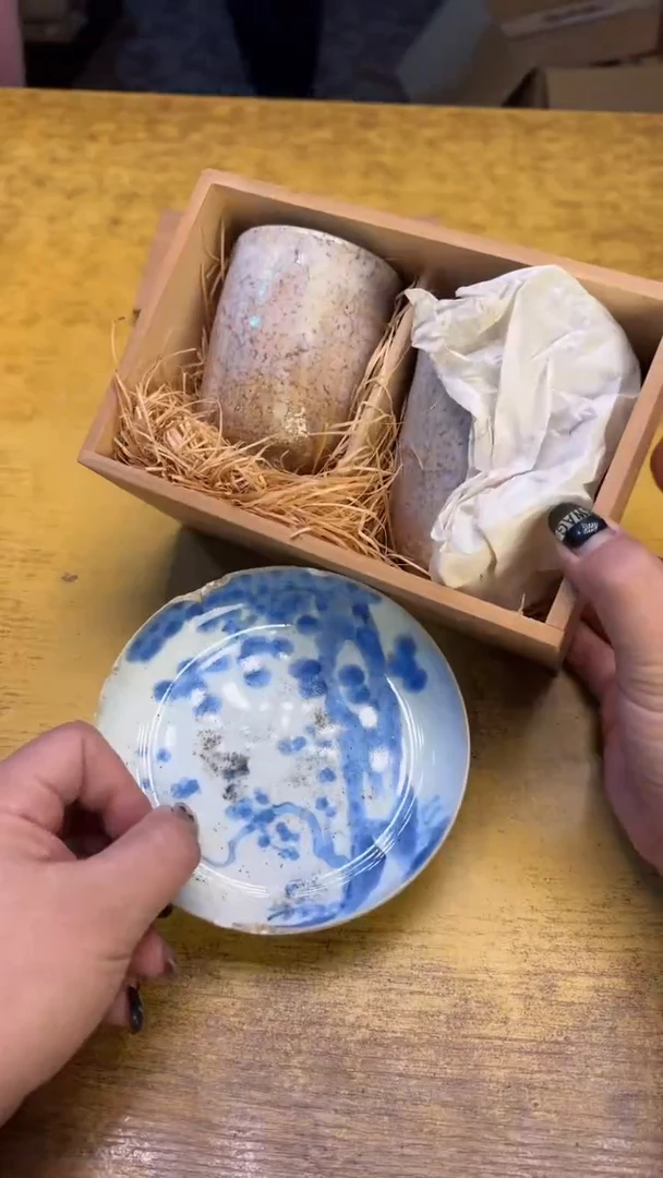 瓷器瓷器瑕疵破破41俩件