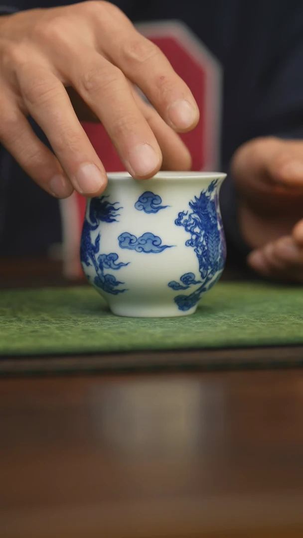【闪购商品】杯柴窑青花破价福利
