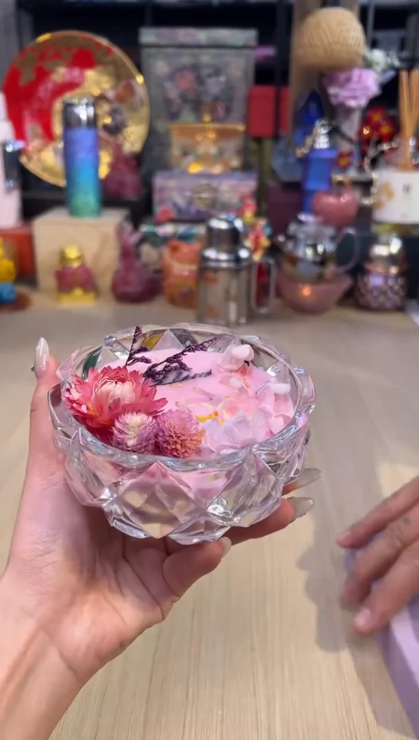 93雏菊花艺香薰蜡烛