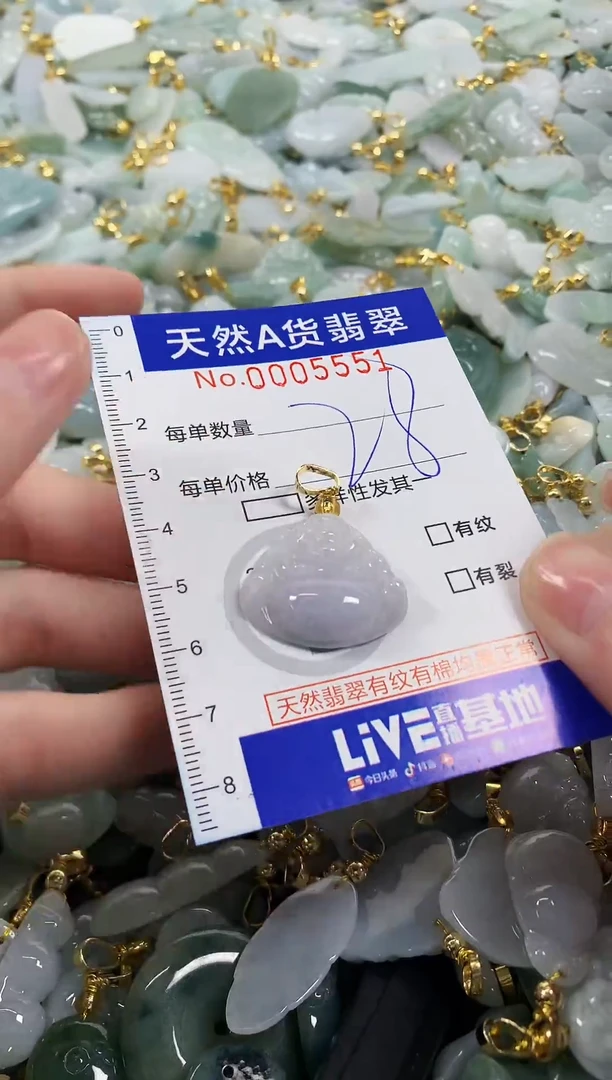 颈饰未镶嵌翡翠天然a货翡翠
