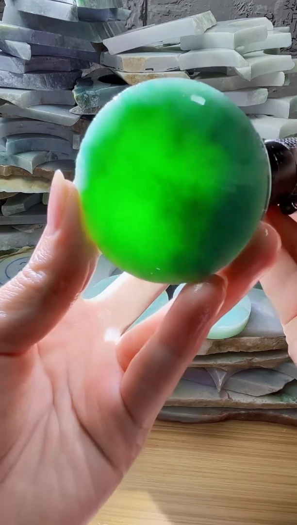 裸石翡翠天然翡翠A货古 南 457