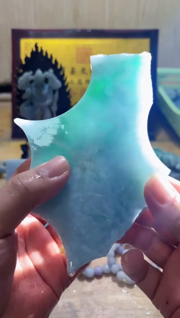 未镶嵌挂件翡翠A货常星6459