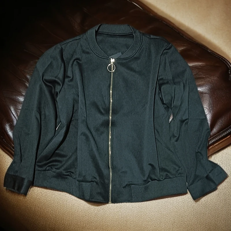 9248黑色外贸没吊牌棒球服外套