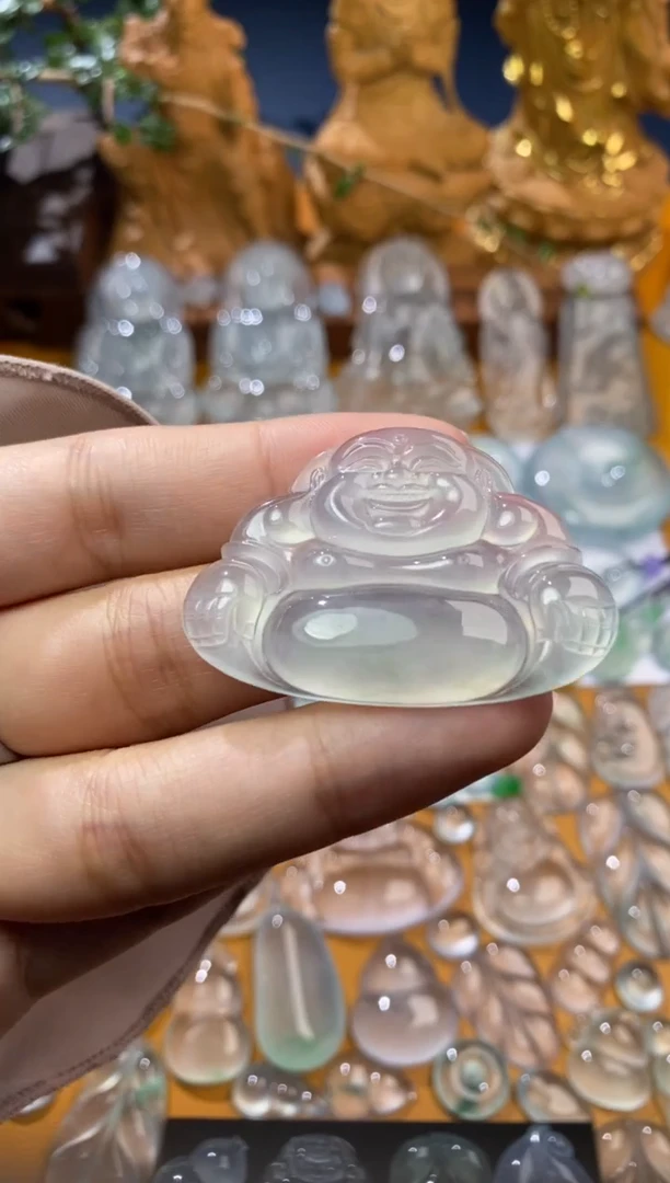 【闪购商品】定制翡翠未镶嵌佛公30.4*445.9