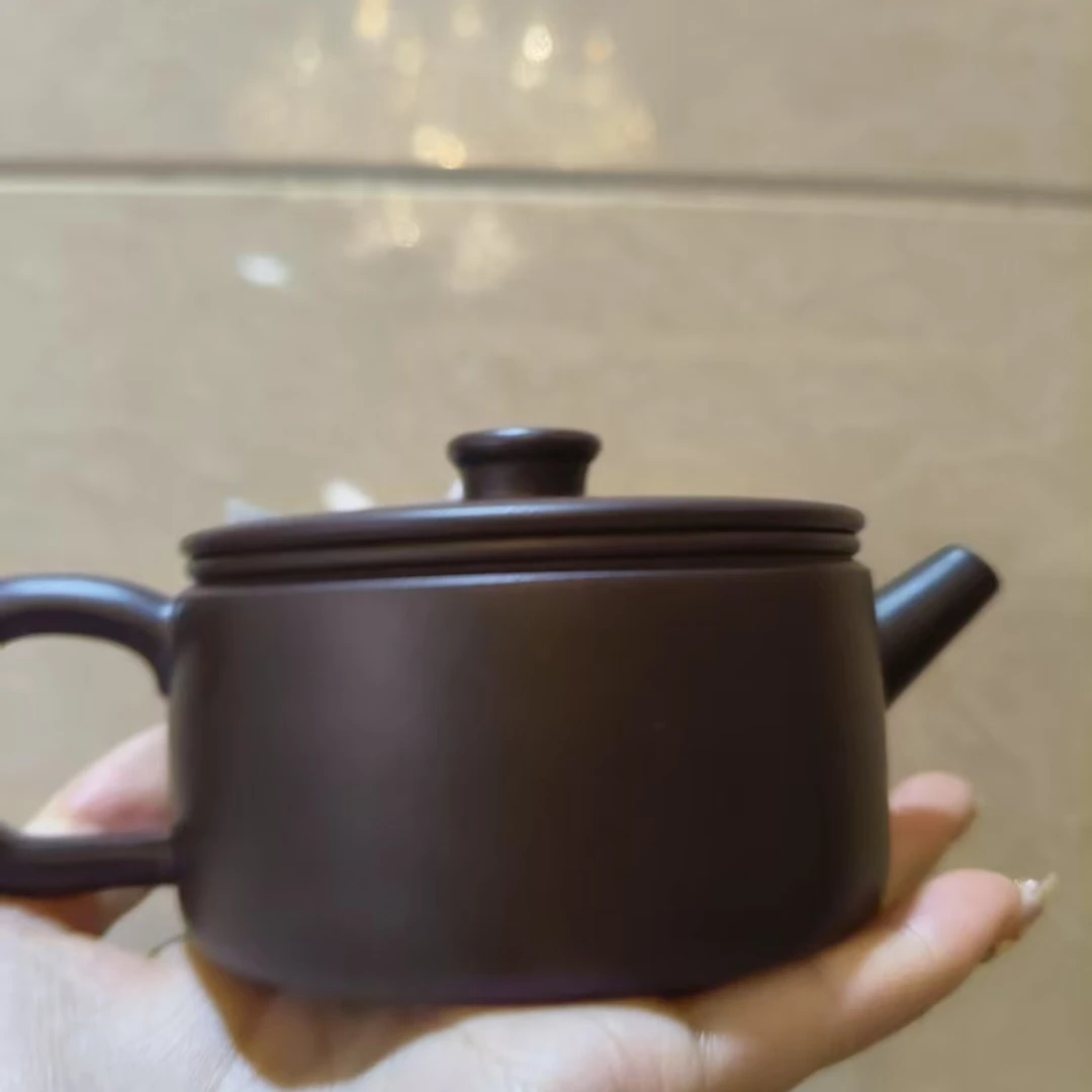蒋静明一厂老紫泥钱币汉瓦150CC