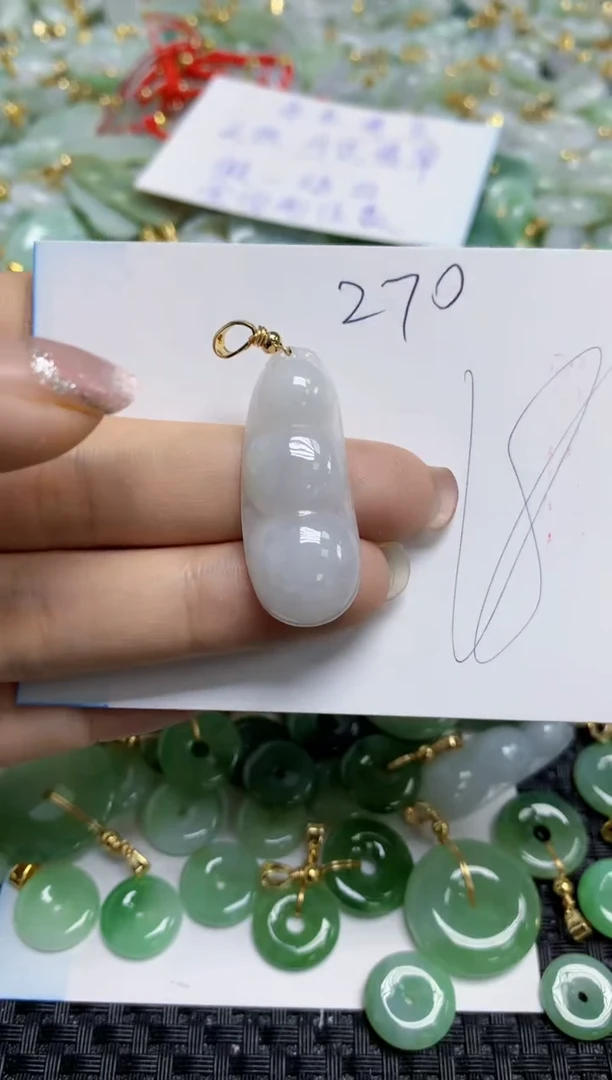 【闪购商品】翡翠颈饰合金   天然A货翡翠
