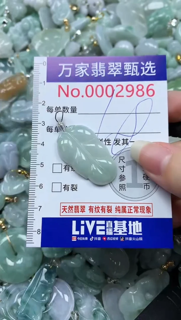 吊坠(不含链)未镶嵌翡翠2986