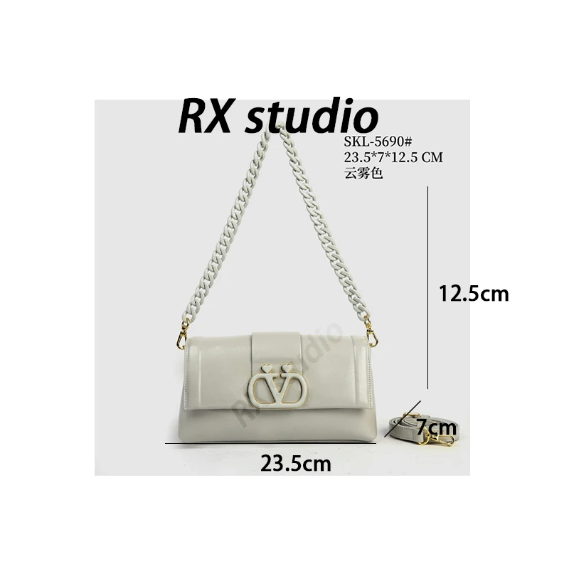 【南沙瑞熙】SKL-5690-云雾色-轻奢小众设计感时尚百搭女士包