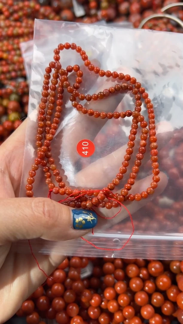 未镶嵌手串南红玛瑙3+