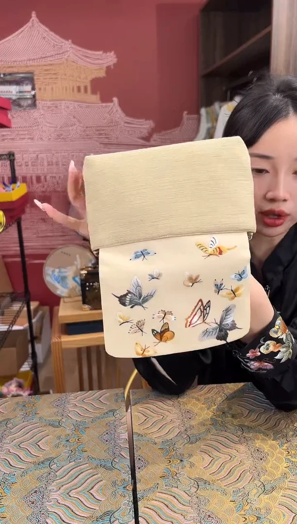 【闪购商品】刺绣苏绣手工刺绣包包