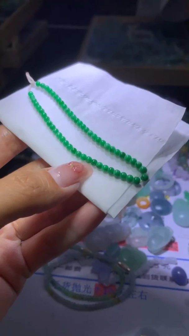 定制翡翠未镶嵌云**袖MXX040460