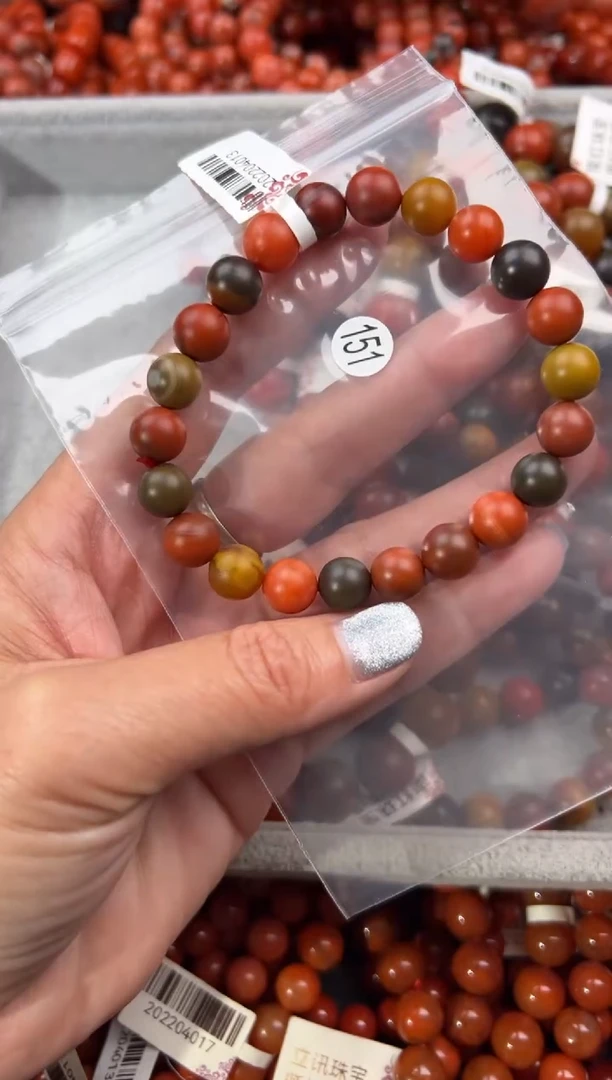 未镶嵌手串南红玛瑙9+