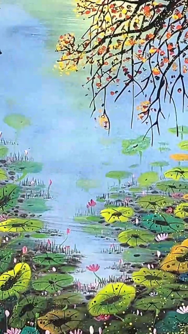 国画郑乐华手绘绘画作品7-39