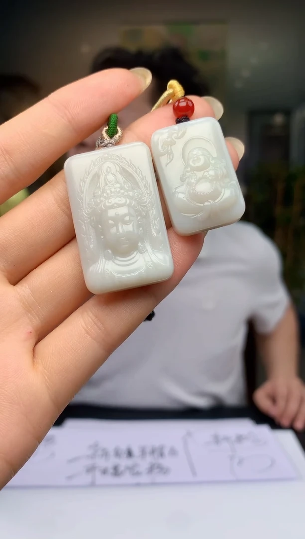 和田玉未镶嵌颈饰Boss阳天然和田玉（拍一发一）