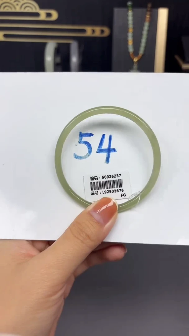 未镶嵌手镯和田玉6257