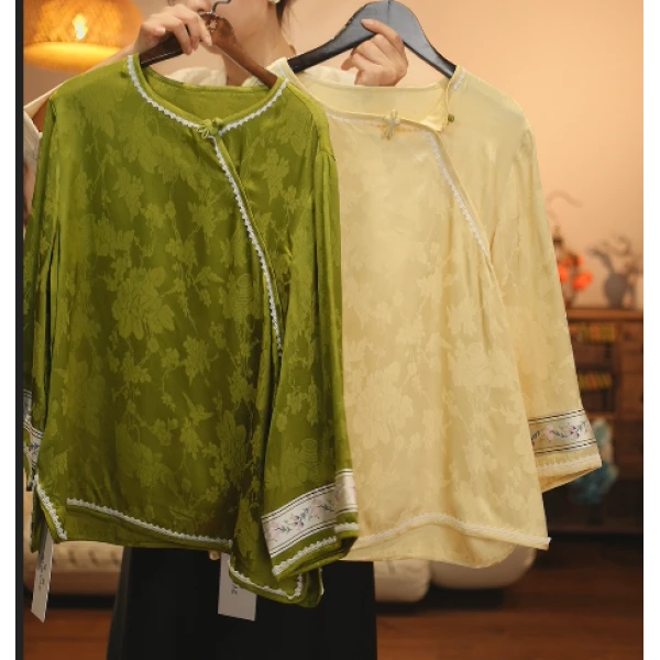 戚薇原创【惹春风】早春高品质国风上衣