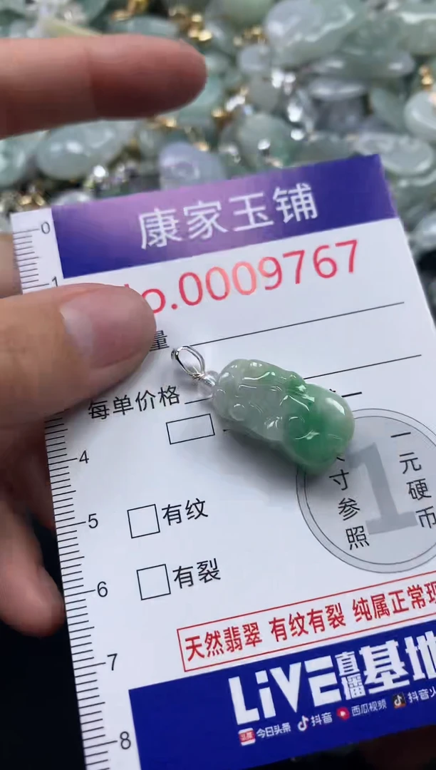 颈饰未镶嵌翡翠9767