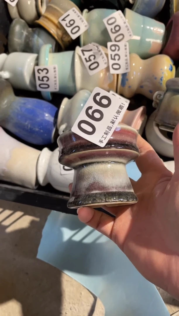 【闪购商品】摆件066瑕疵知木小芳花盆编号