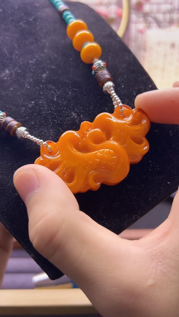 【闪购商品】蜜蜡手链银S925镶嵌X333