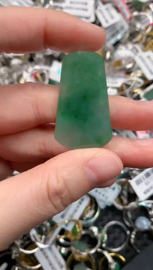 未镶嵌戒指翡翠222---7