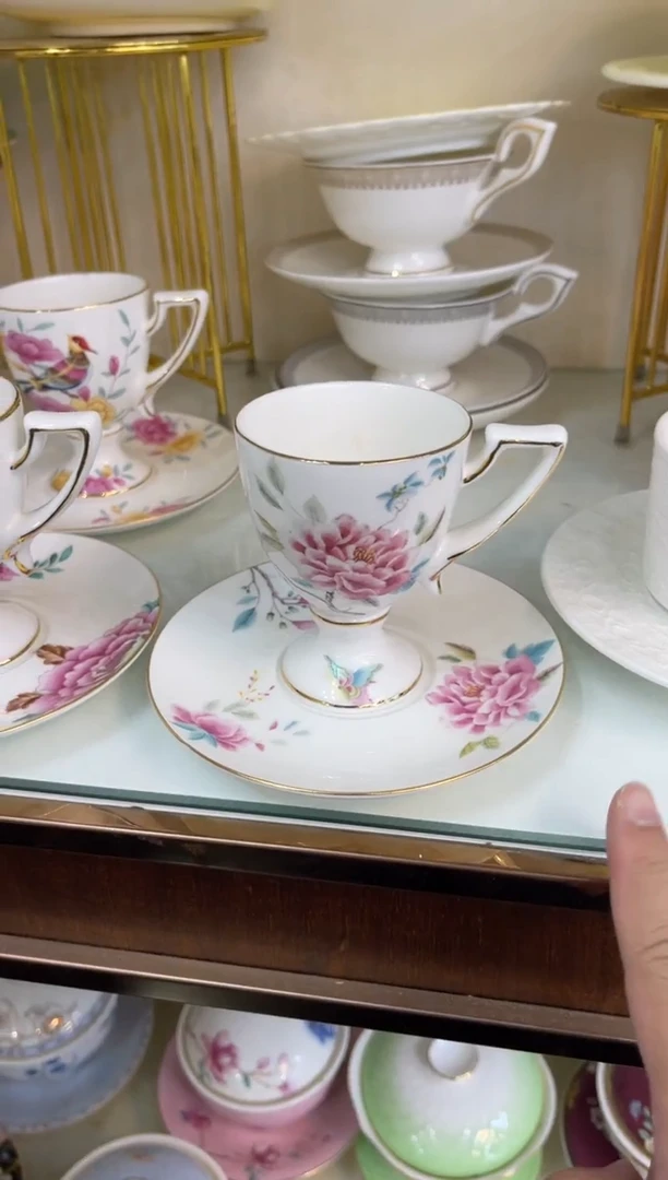 45%以上骨粉骨瓷高脚杯碟