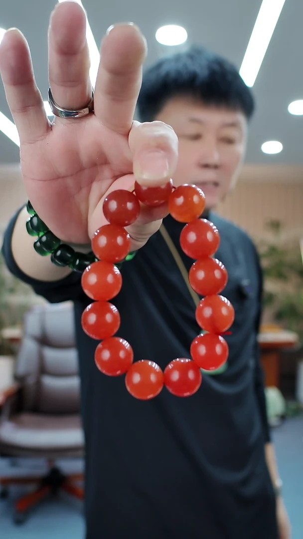 未镶嵌蛇纹石玉手串超*手串